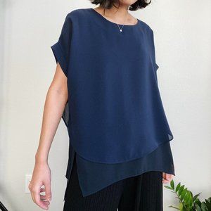 Pinkyotto flowy asymmetrical top